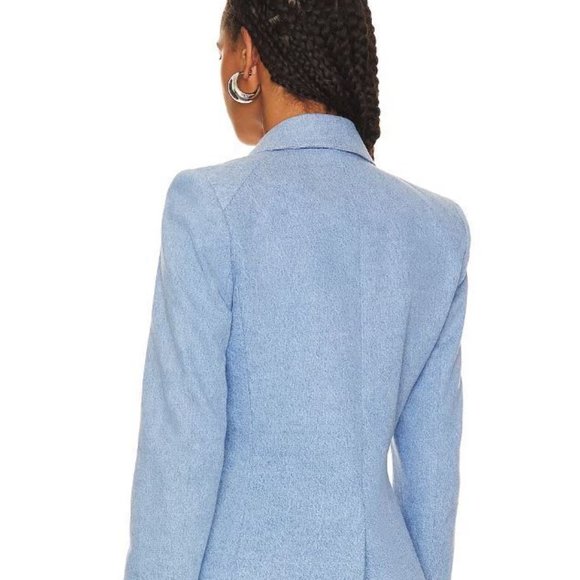 Veronica Beard Miller Dickey Double-breasted Denim Dickey Jacket, Hot! - Picture 4 of 15